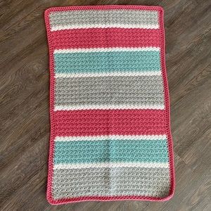 Handmade crochet baby blanket